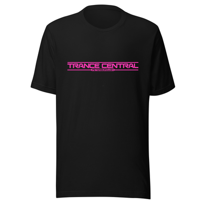 Trance Central Neon UV Reactive Logo Classic Short Sleeved Tshirt