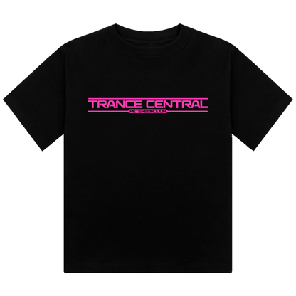 Trance Central Neon UV Reactive Logo Cropped Tshirt