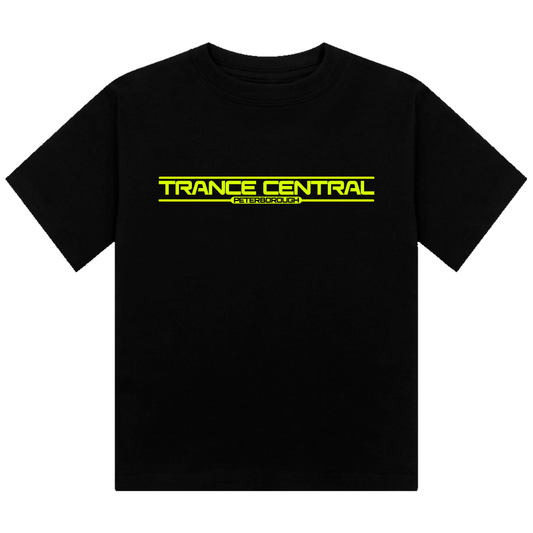 Trance Central Neon UV Reactive Logo Cropped Tshirt