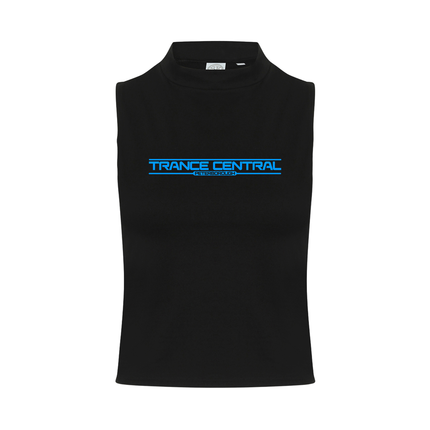 Trance Central Neon UV Reactive Logo Sleeveless Crop
