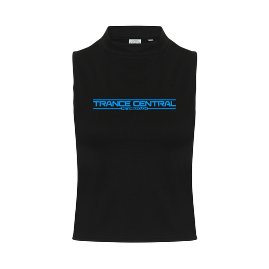 Trance Central Neon UV Reactive Logo Sleeveless Crop