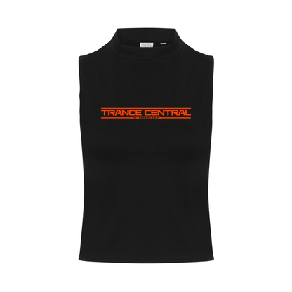 Trance Central Neon UV Reactive Logo Sleeveless Crop