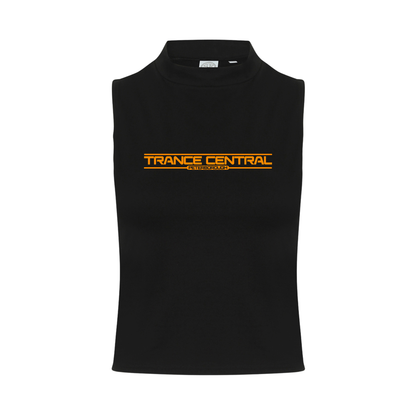 Trance Central Neon UV Reactive Logo Sleeveless Crop