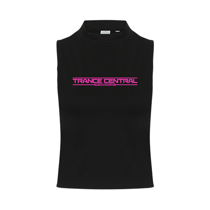 Trance Central Neon UV Reactive Logo Sleeveless Crop