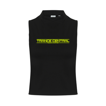 Trance Central Neon UV Reactive Logo Sleeveless Crop