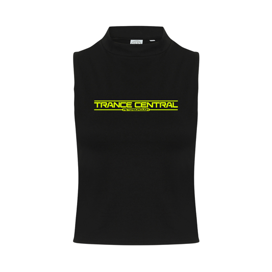 Trance Central Neon UV Reactive Logo Sleeveless Crop