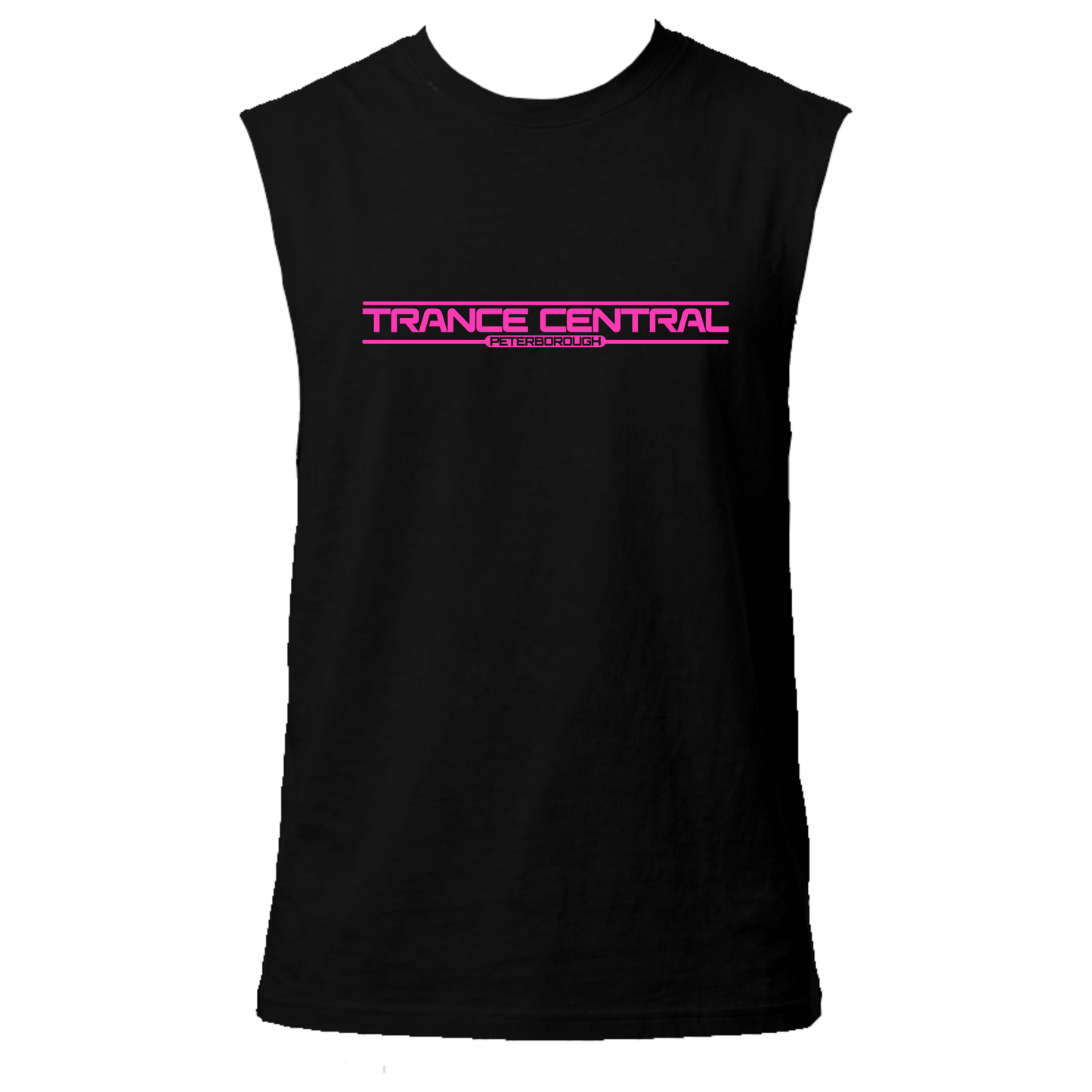 Trance Central Neon UV Reactive Logo Sleeveless Tshirt