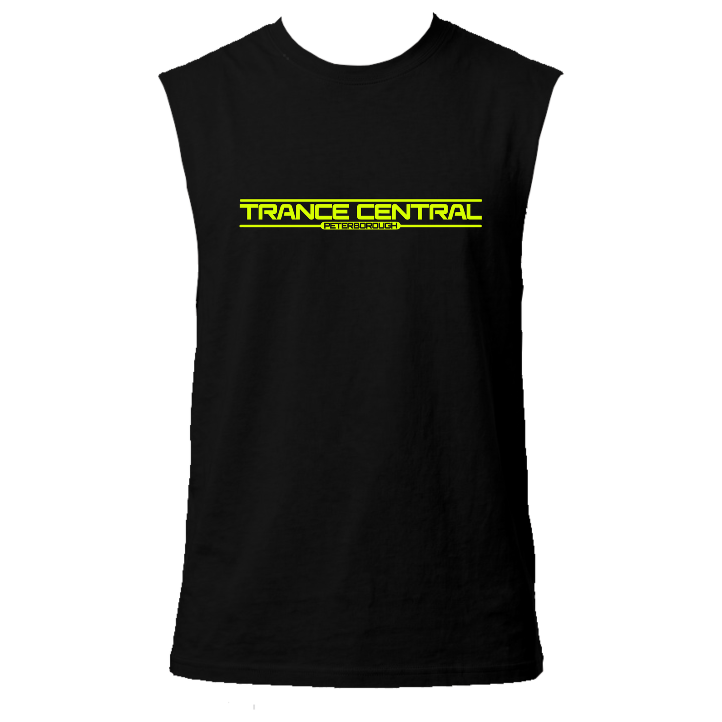 Trance Central Neon UV Reactive Logo Sleeveless Tshirt