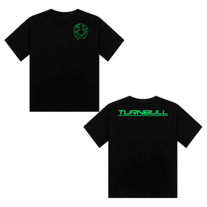 Turnbull Backprint  Neon UV Reactive Cropped Tshirt