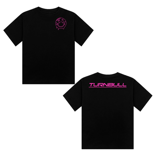 Turnbull Backprint  Neon UV Reactive Cropped Tshirt