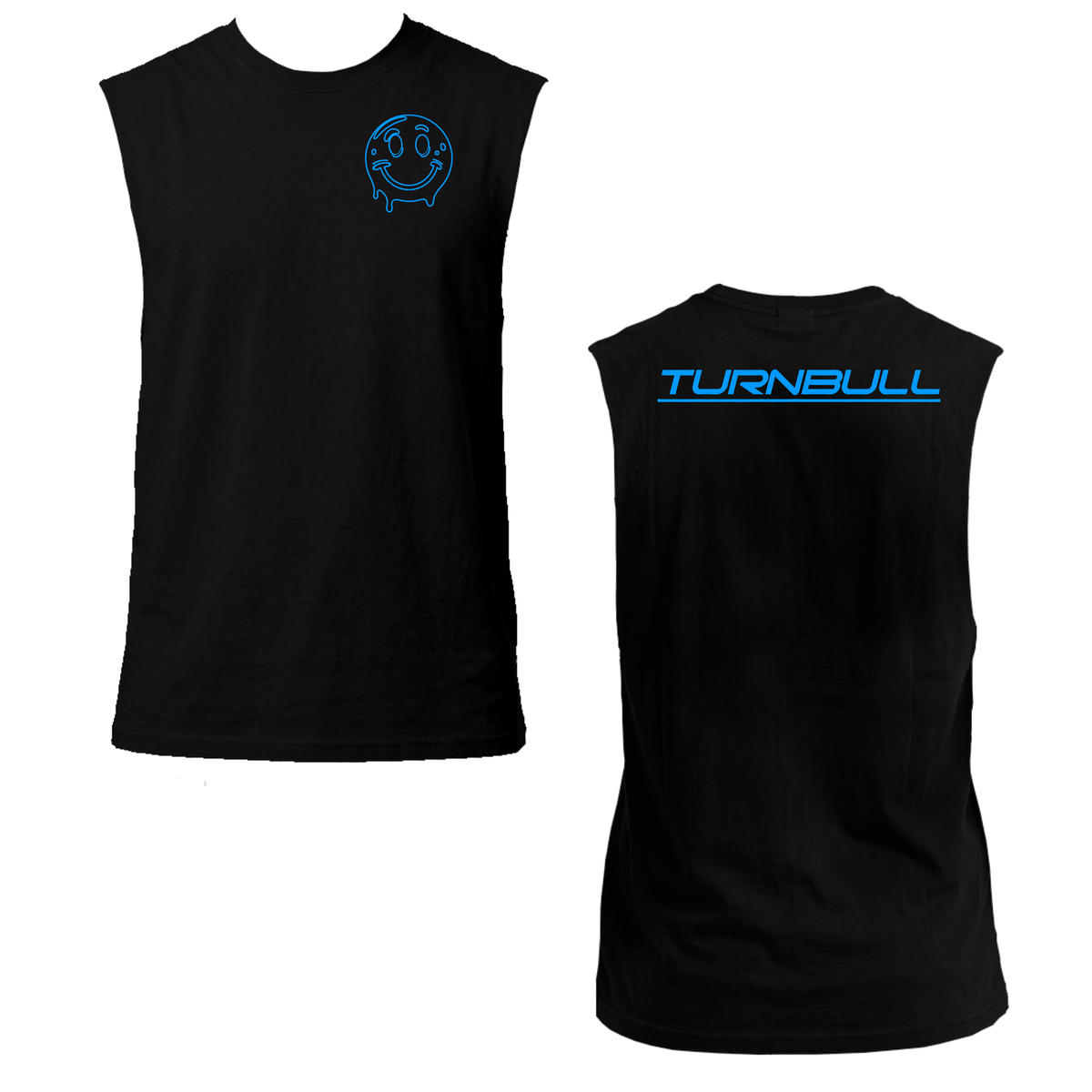 Turnbull Backprint  Neon UV Reactive Sleeveless Tshirt