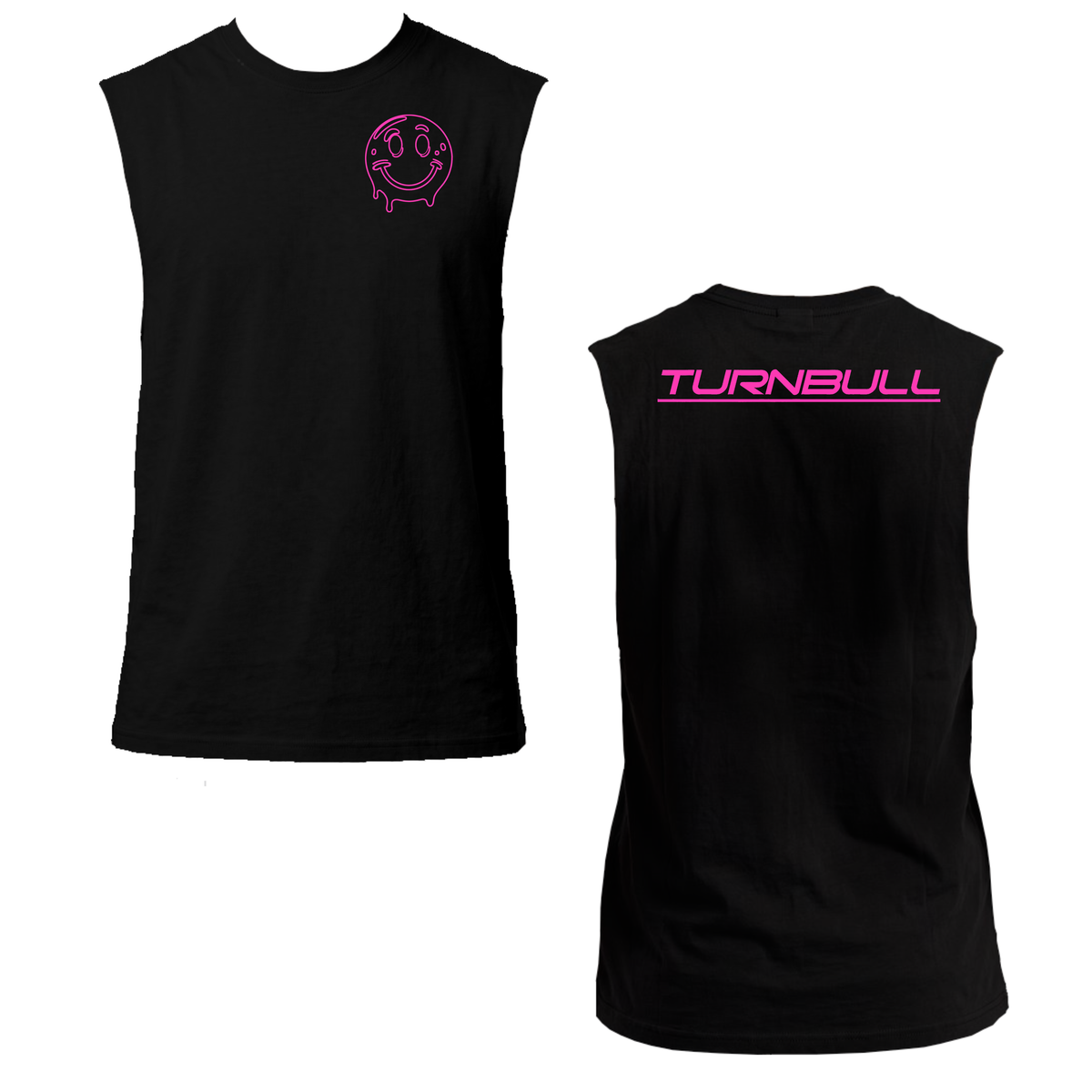 Turnbull Backprint  Neon UV Reactive Sleeveless Tshirt