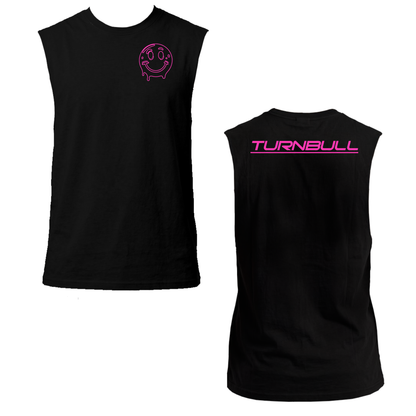 Turnbull Backprint  Neon UV Reactive Sleeveless Tshirt