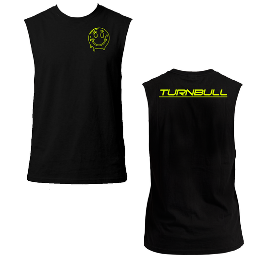Turnbull Backprint  Neon UV Reactive Sleeveless Tshirt