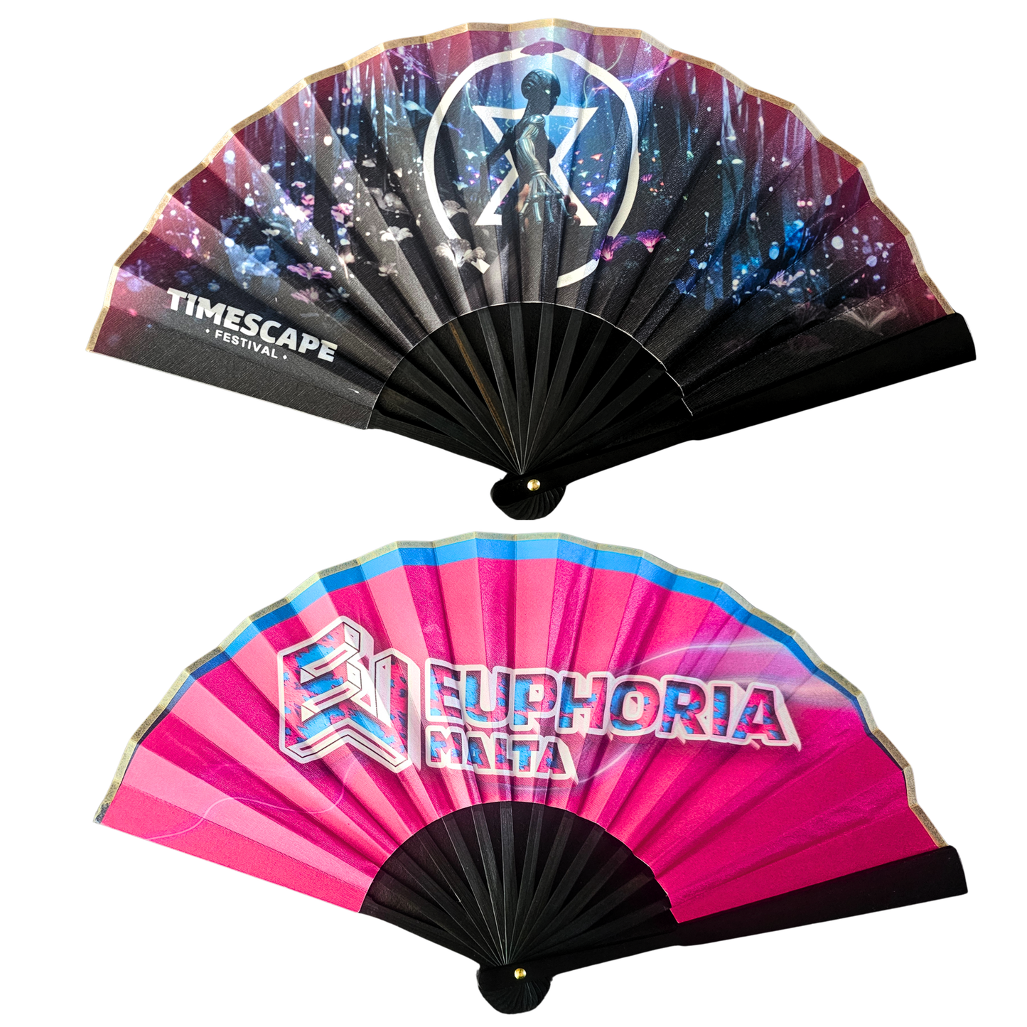 Timescape and Euphoria Double Sided Fan