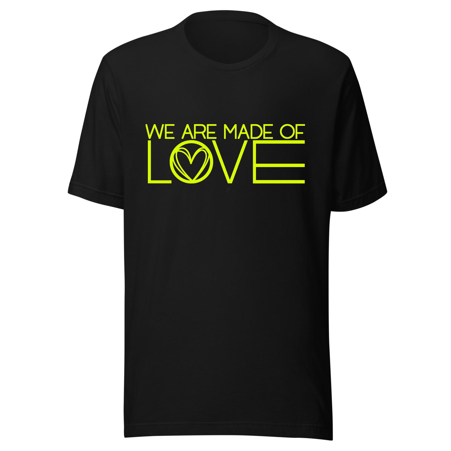 We Are Made Of Love UV Reactive Classic Short Sleeved Tshirt