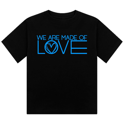 We Are Made Of Love Neon UV Reactive Cropped Tshirt