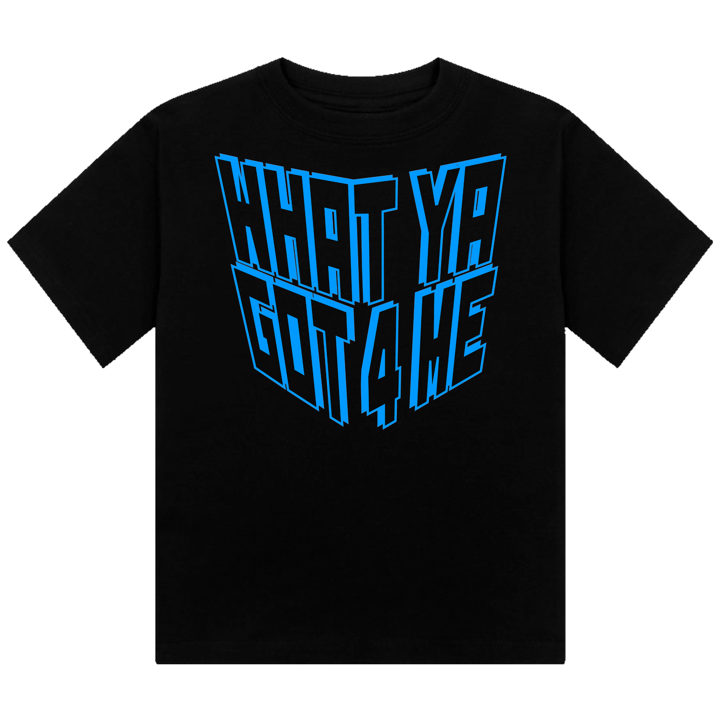 What Ya Got 4 Me Neon UV Reactive Cropped Tshirt
