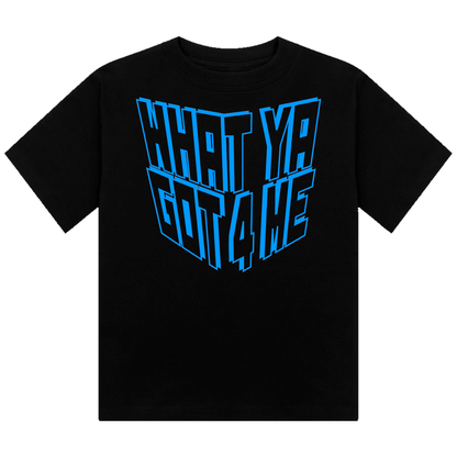 What Ya Got 4 Me Neon UV Reactive Cropped Tshirt