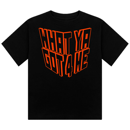 What Ya Got 4 Me Neon UV Reactive Cropped Tshirt