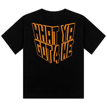 What Ya Got 4 Me Neon UV Reactive Cropped Tshirt