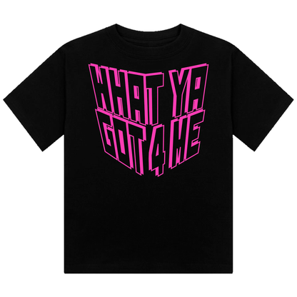 What Ya Got 4 Me Neon UV Reactive Cropped Tshirt