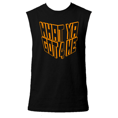 What Ya Got 4 Me Neon UV Reactive Sleeveless Tshirt