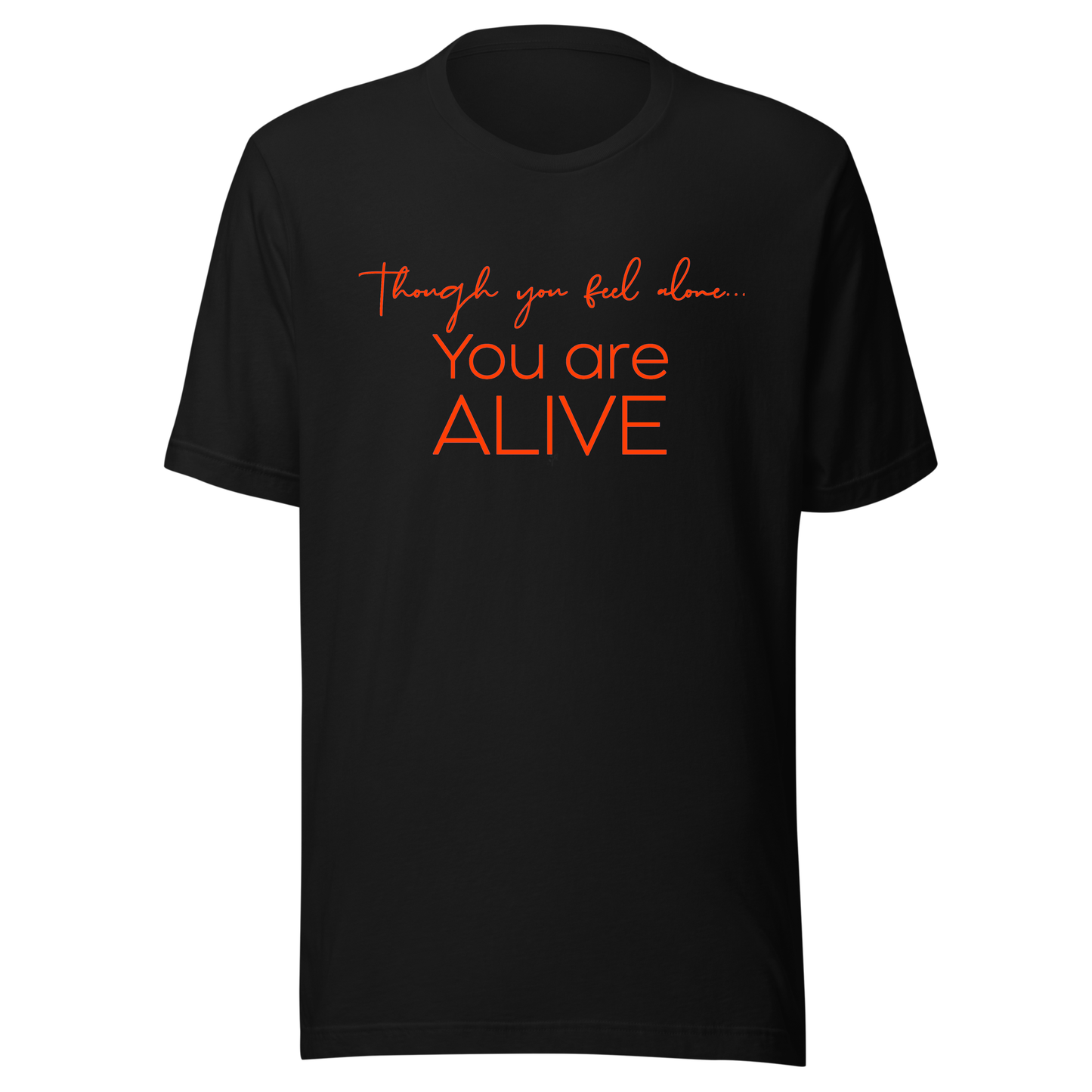 You Are Alive UV Reactive Classic Short Sleeved Tshirt