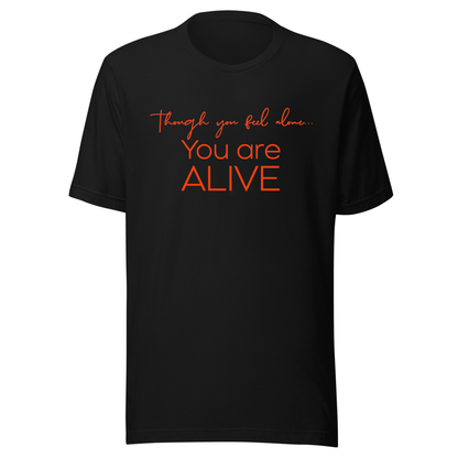 You Are Alive UV Reactive Classic Short Sleeved Tshirt