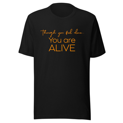 You Are Alive UV Reactive Classic Short Sleeved Tshirt