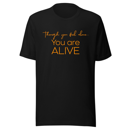 You Are Alive UV Reactive Classic Short Sleeved Tshirt