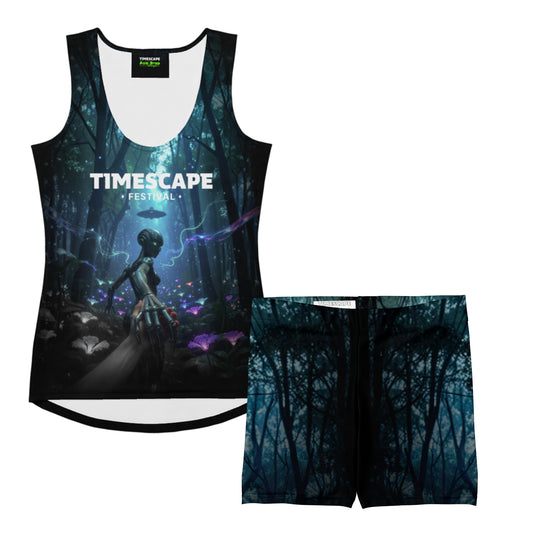 Timescape 'Join Us' Women's Premium Tank Top & Premium Shorts Set
